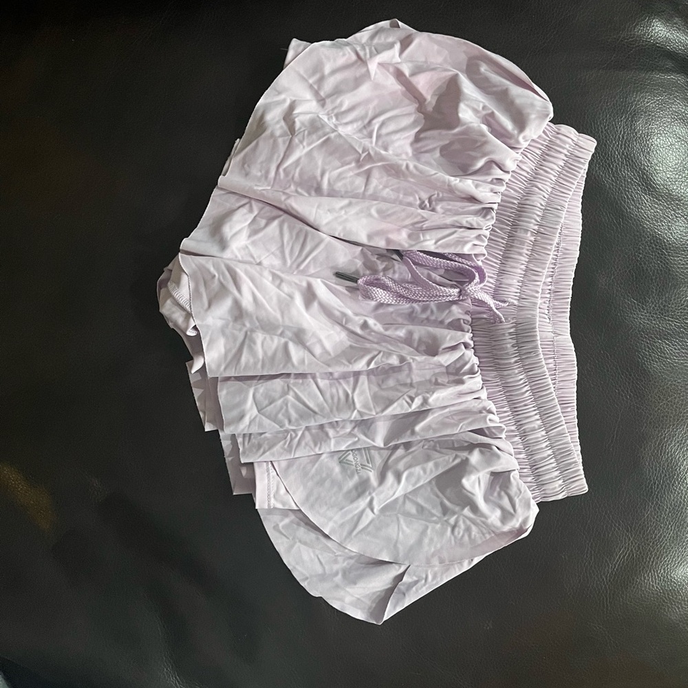 light purple workout shorts
